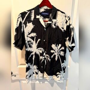 Zara Man Relaxed Fit Button Up T-shirt